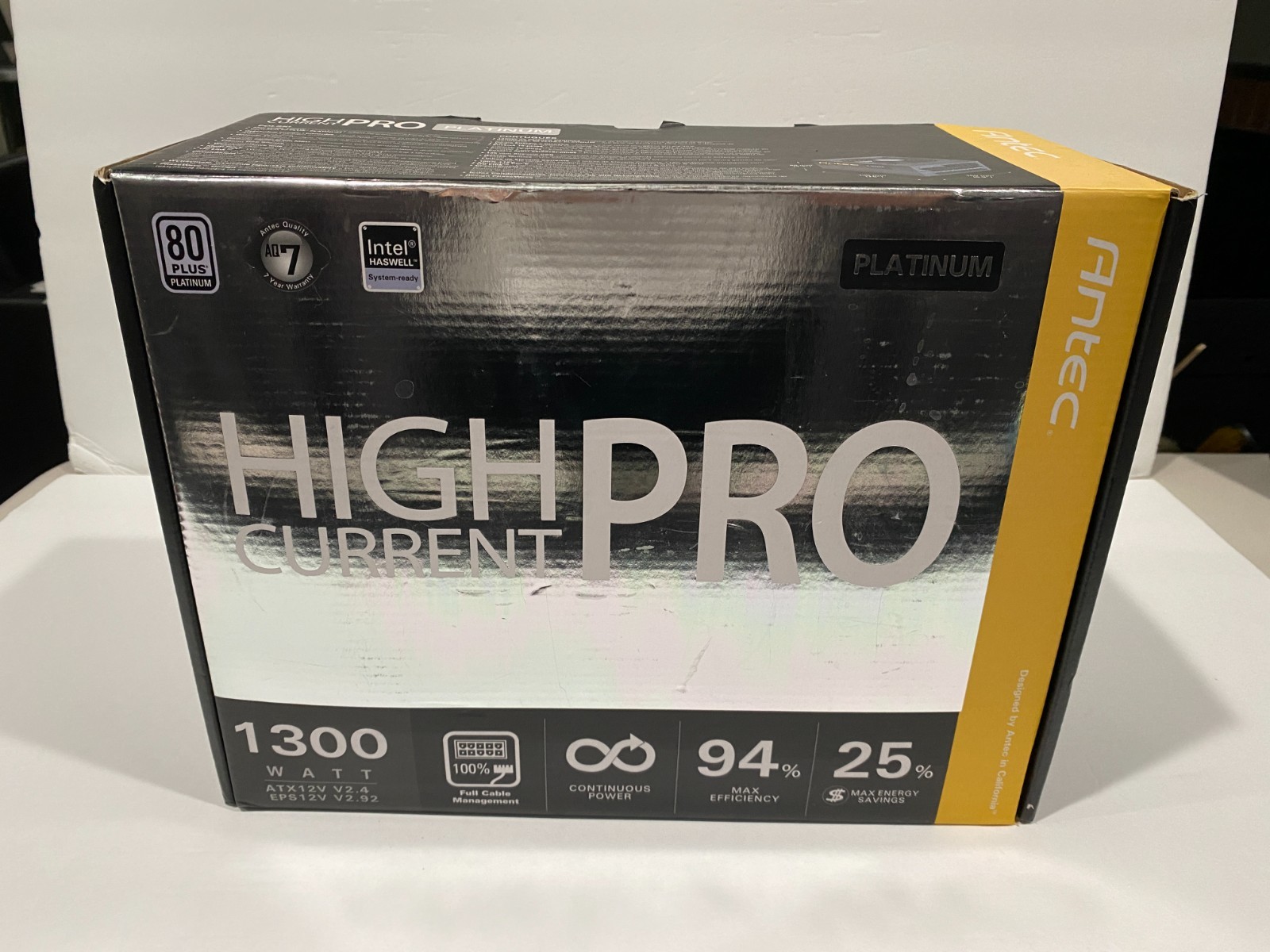 Antec High Current Pro HCP-1300 Platinum 1300W SEALED/NEW COND Antec High Current Pro HCP-1300 Platinum 1300W SEALED/NEW COND