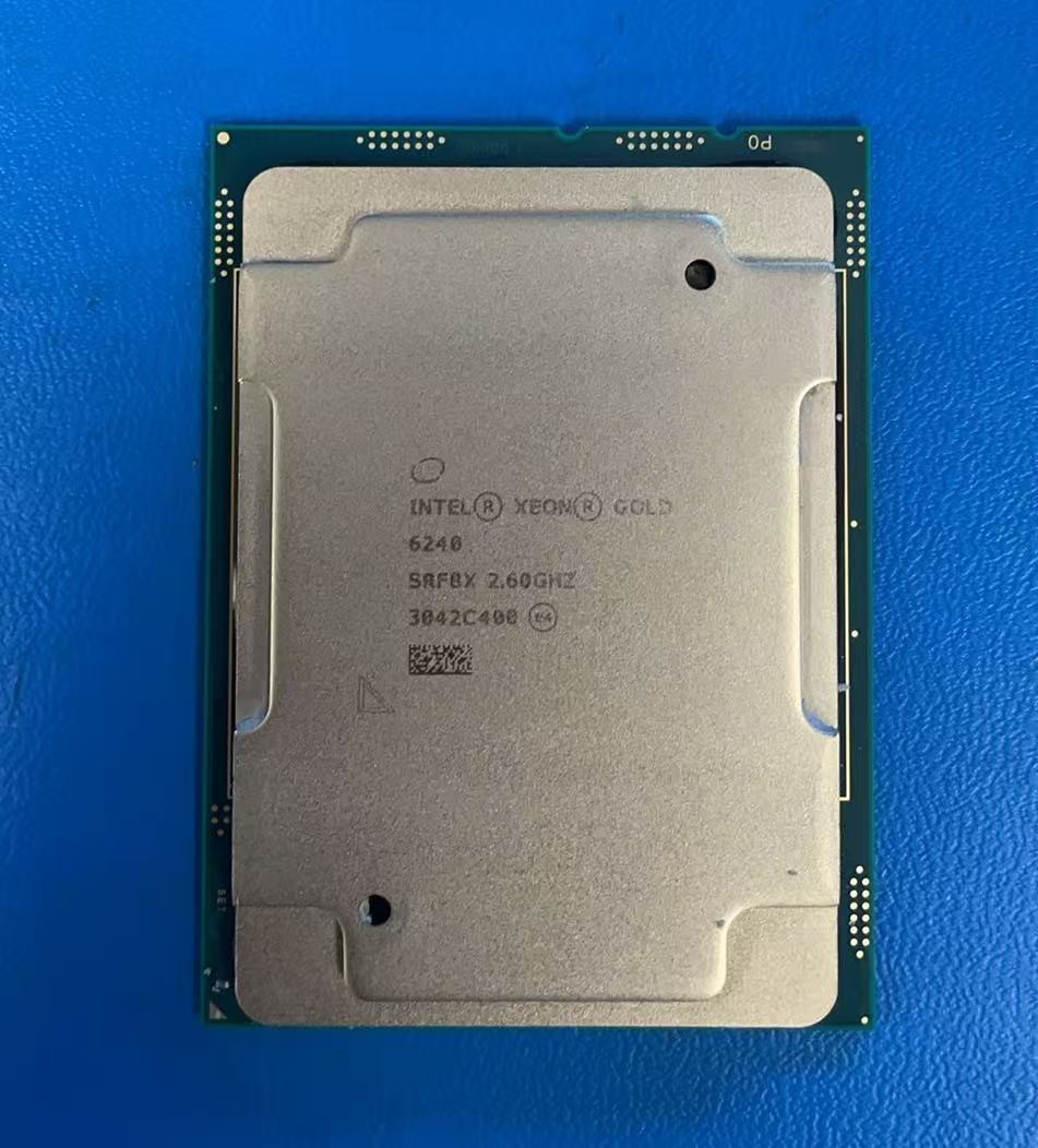 SRF8X Intel Xeon Gold 6240 18 Core 2.60GHz 24.75MB 150W Processor CPU SRF8X Intel Xeon Gold 6240 18 Core 2.60GHz 24.75MB 150W Processor CPU