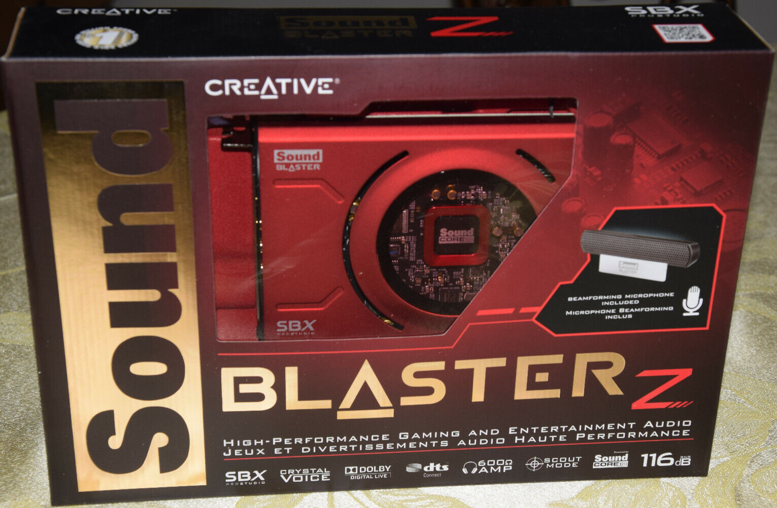 Creative Sound Blaster Z PCIe Gaming Audio Card w High Performance Headphone Amp Creative Sound Blaster Z PCIe Gaming Audio Card w High Performance Headphone Amp