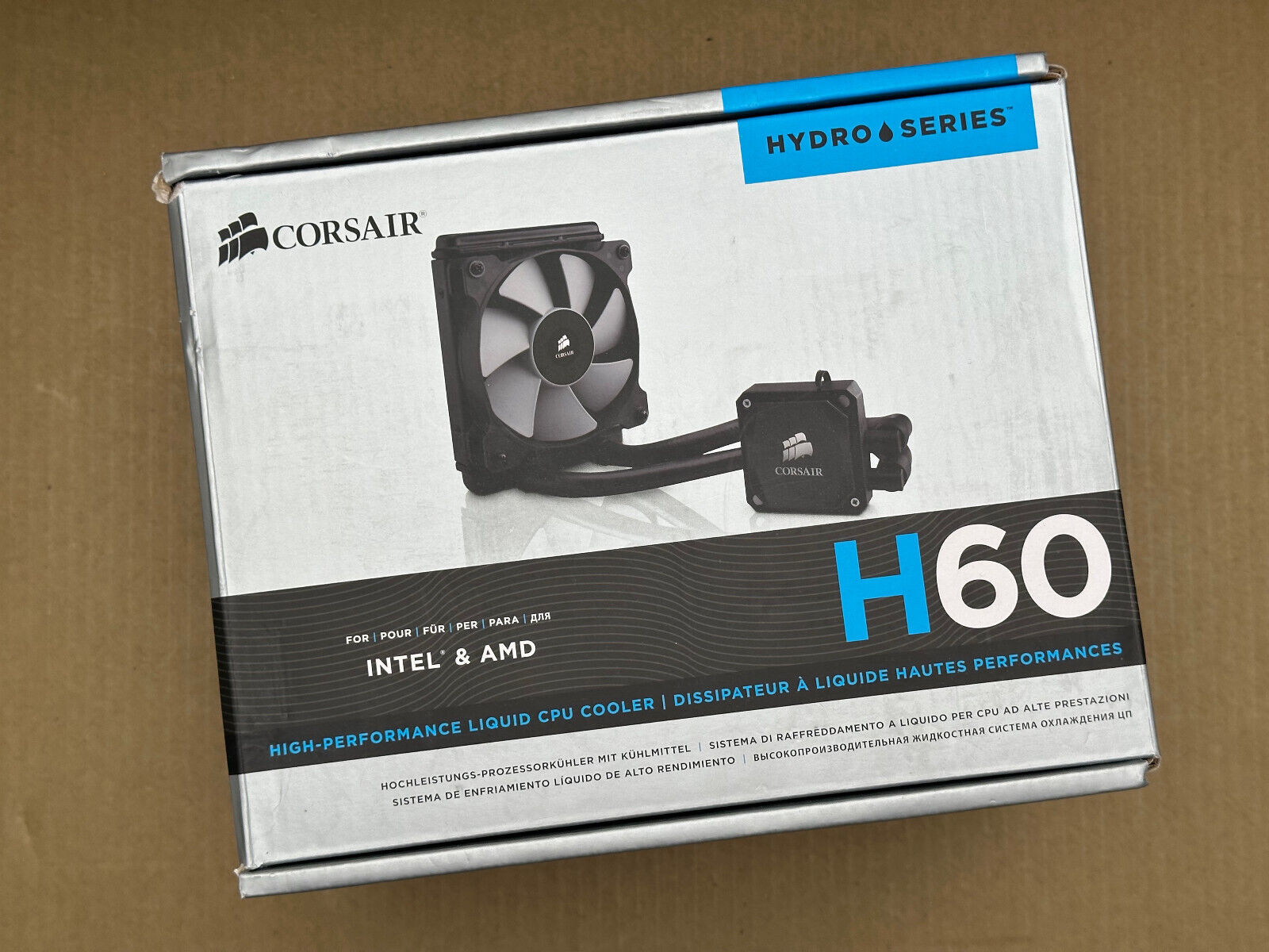 Corsair Hydro Series, H60 2018 120mm Radiator, Single 120mm Fan, AIO CPU Cooler