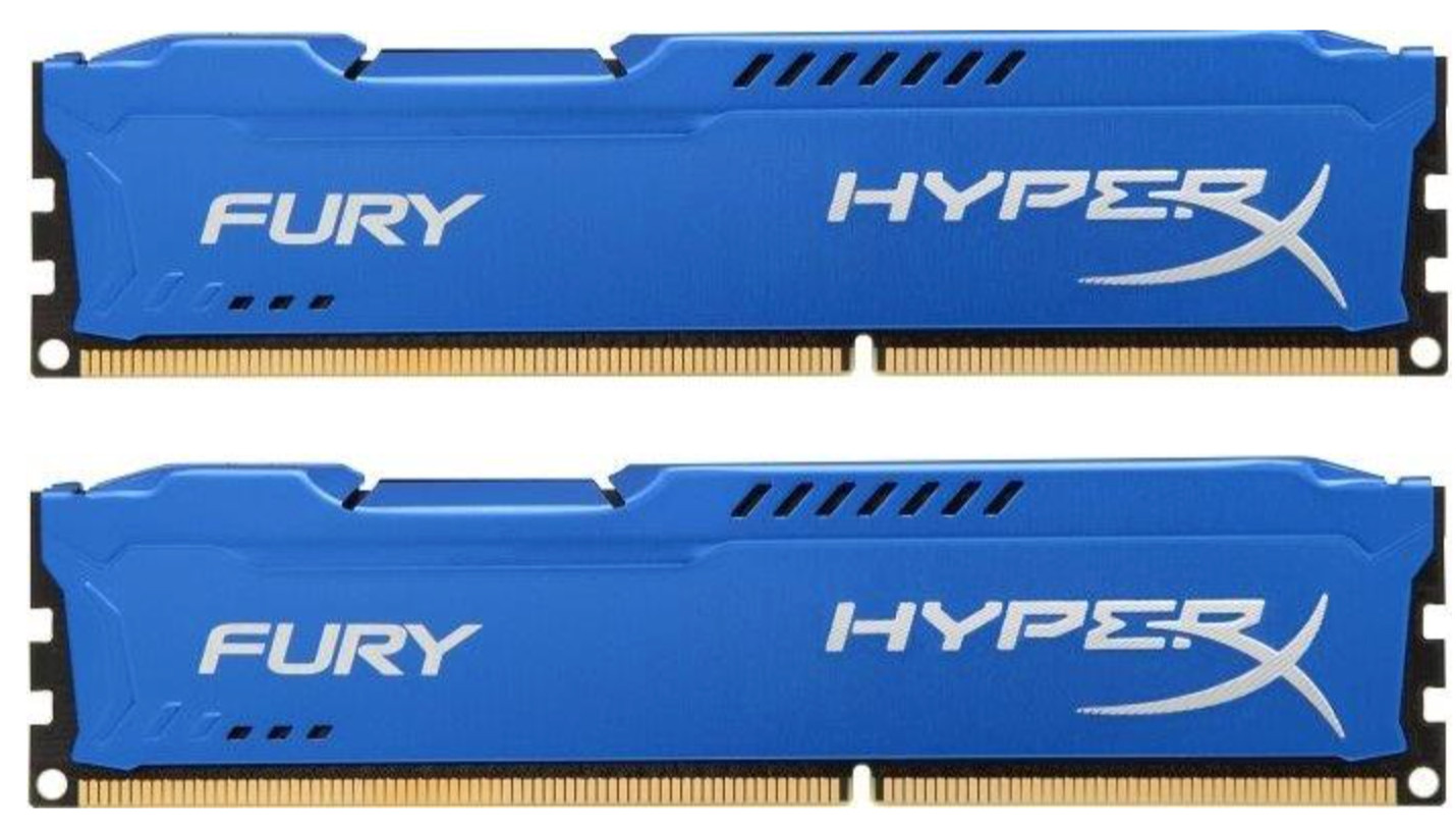 HX316C10FK2/16 Kingston HyperX FURY Blue Series 16GB Kit (2x8GB) PC3-12800 Dimm HX316C10FK2/16 Kingston HyperX FURY Blue Series 16GB Kit (2x8GB) PC3-12800 Dimm