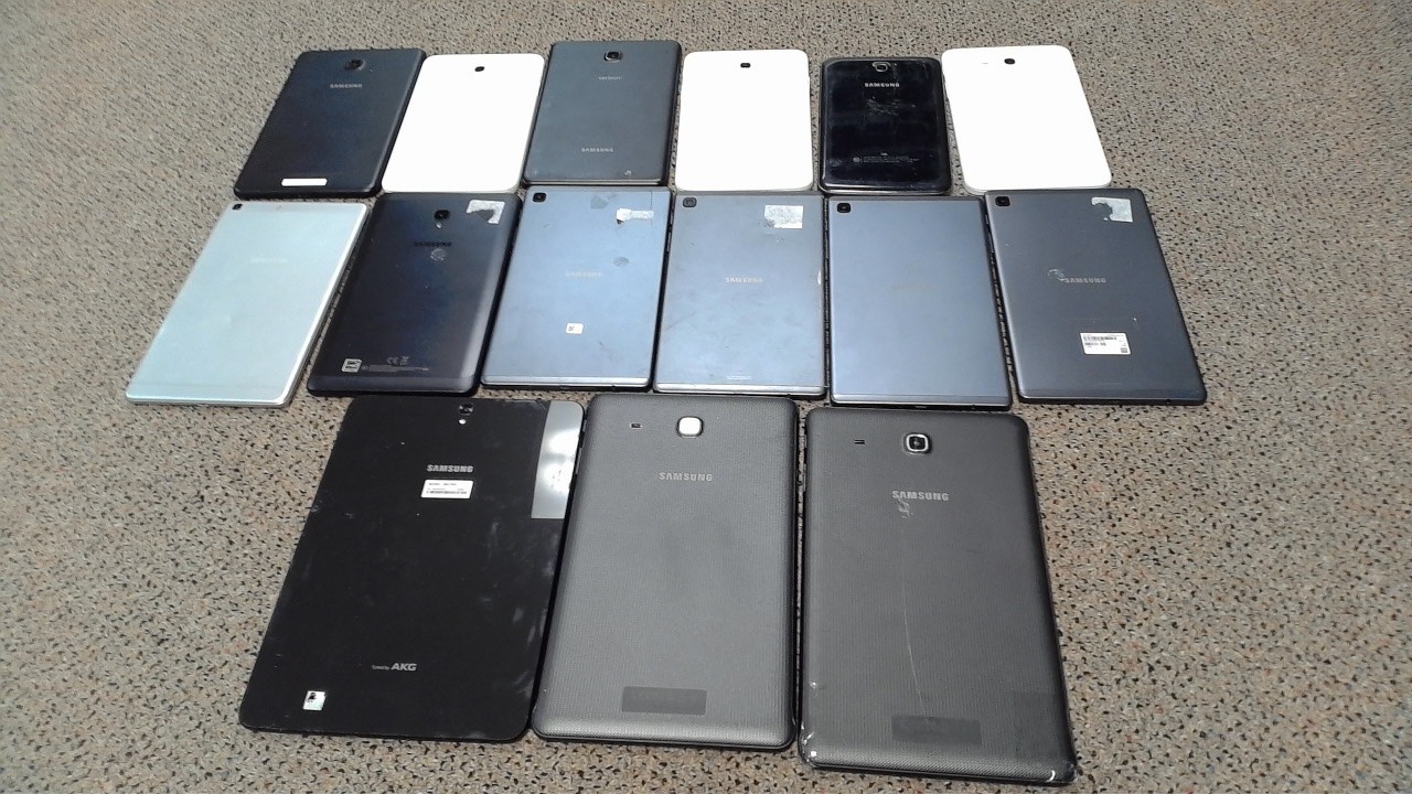 Lot of 15 Non-Working Samsung Galaxy Tablets for Parts Lot of 15 Non-Working Samsung Galaxy Tablets for Parts