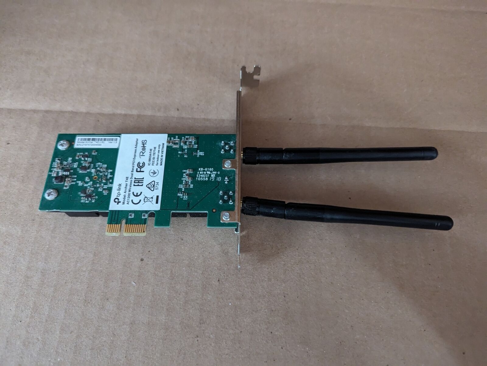 TP-LINK AC1200 PCIE WIRELESS WIFI PCIE CARD ARCHER T4E  E5-2(11)