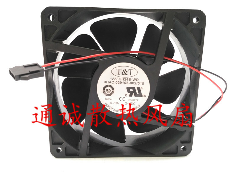T&T 1238HH24B-WD 24V 3HAC029105-002 ABB Robot Controller Fan T&T 1238HH24B-WD 24V 3HAC029105-002 ABB Robot Controller Fan