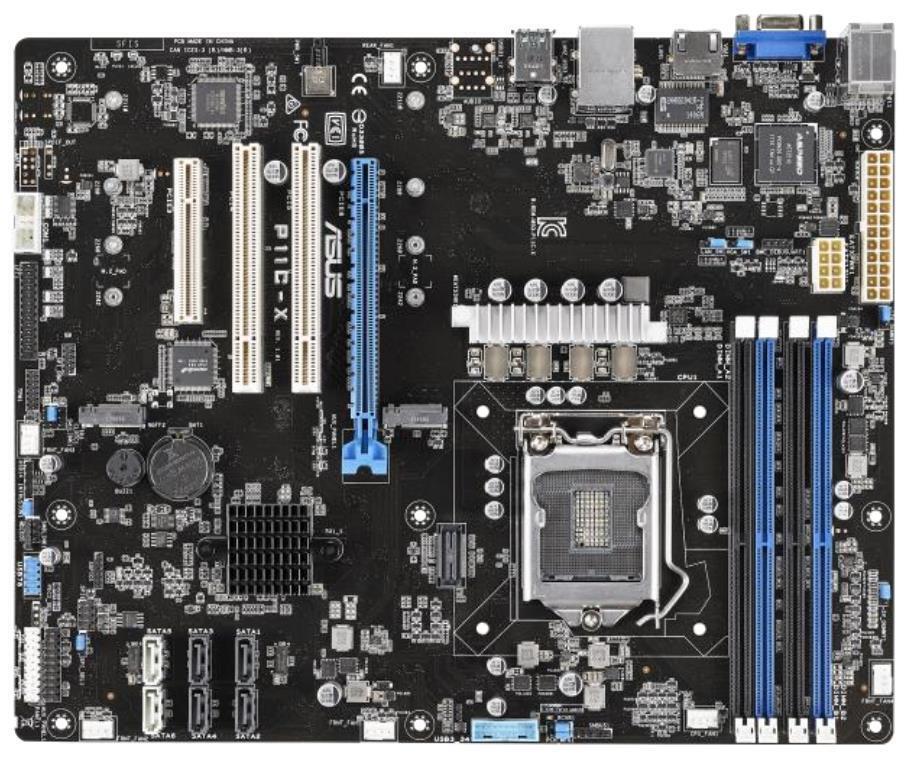 ASUS P11C-X Server Motherboard LGA1551 C242 Support Intel Xeon E-2100 CPU