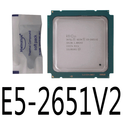 intel Xeon E5-2651 V2 E5-2696 V2 E5-2667 V2 E5-2695 V2 CPU Processor