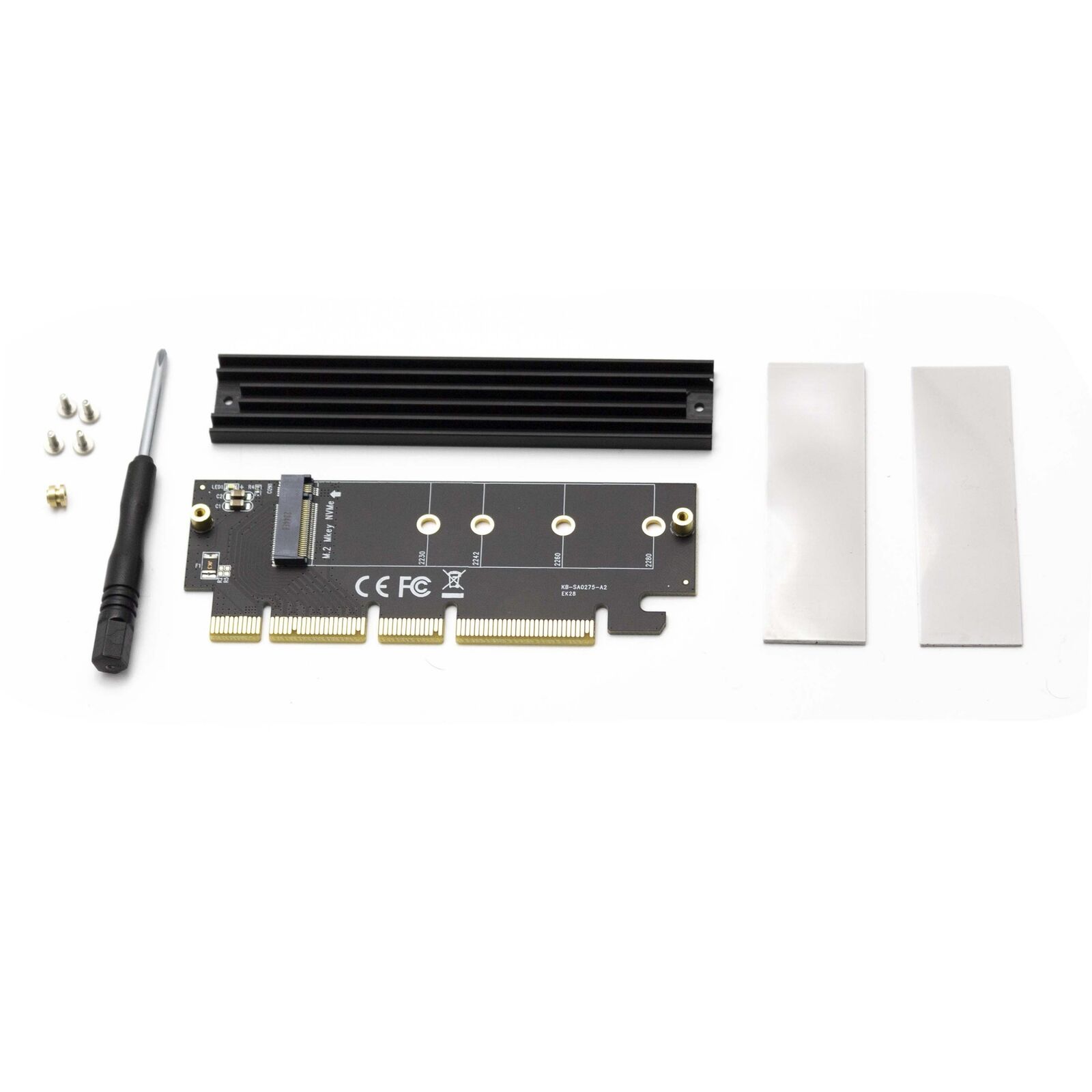 Adapter Converter Containing Pcie X4 X8 X16 4.0 Gen4 A SSD M.2 Nvme With 240gb_