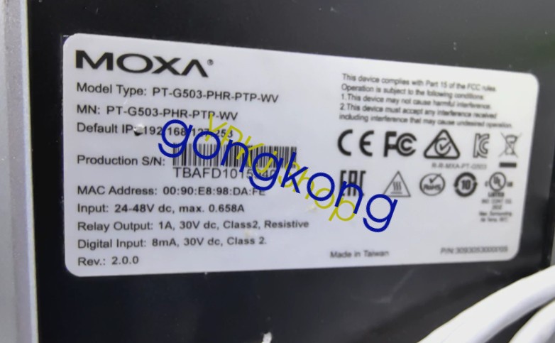 1PCS NEW MOXA PT-G503-PHR-PTP-WV Gigabit Managed Redundancy Box Via Fedex /DHL