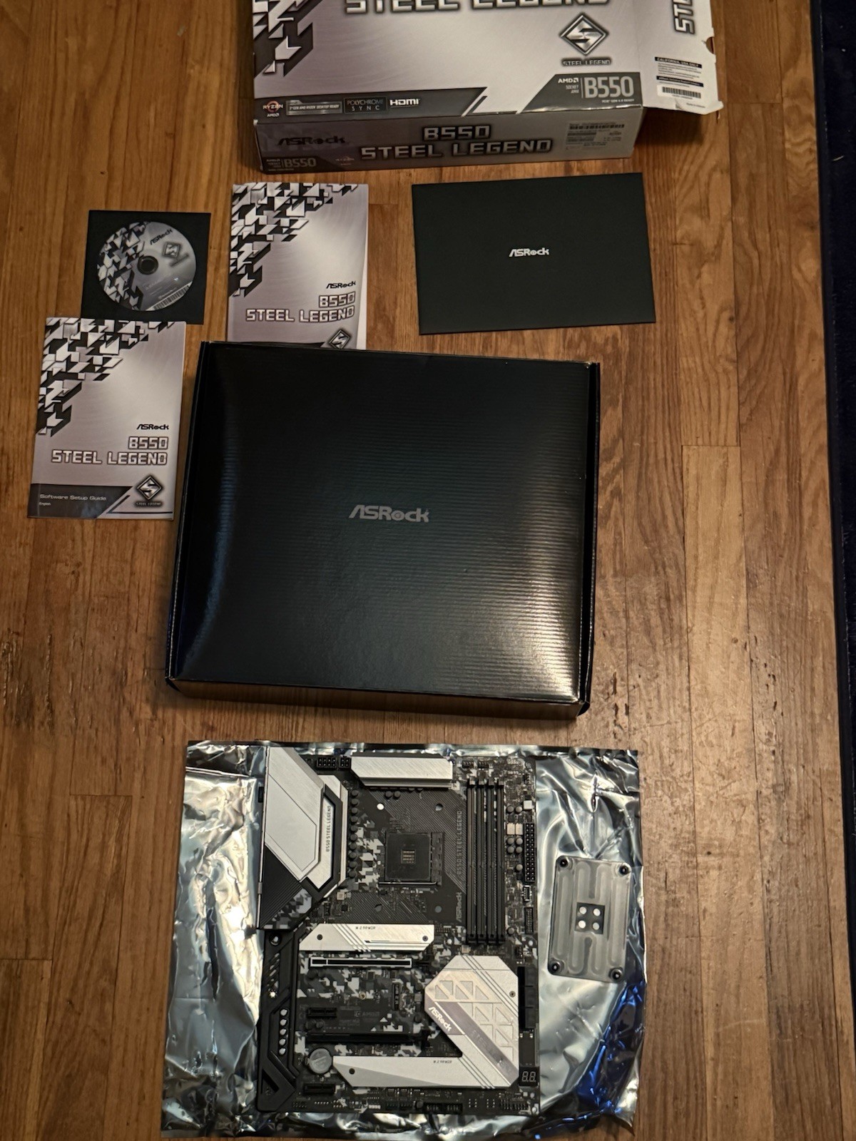 ASRock B550M Steel Legend AMD Socket AM4 ASRock B550M Steel Legend AMD Socket AM4