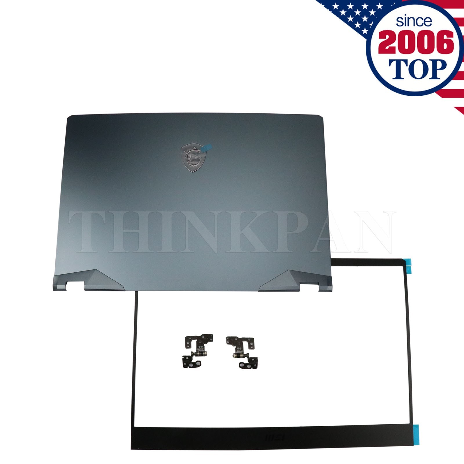 New Back Cover+Bezel+Hinges For MSI GE66 Raider 10SD 10SE 10SF MS-1541 1542 Blue New Back Cover+Bezel+Hinges For MSI GE66 Raider 10SD 10SE 10SF MS-1541 1542 Blue