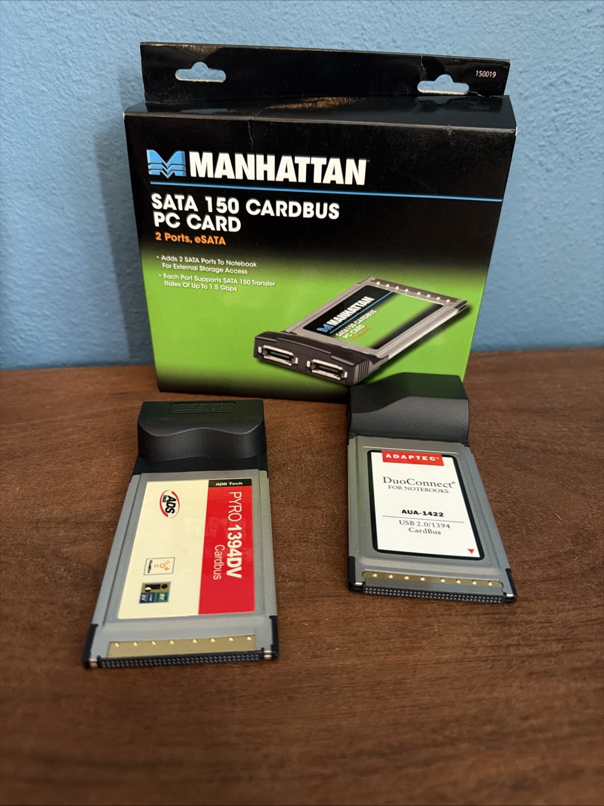 Manhattan Adaptec ADS Tech Cardbus Lot READ set Of Three Manhattan Adaptec ADS Tech Cardbus Lot READ set Of Three
