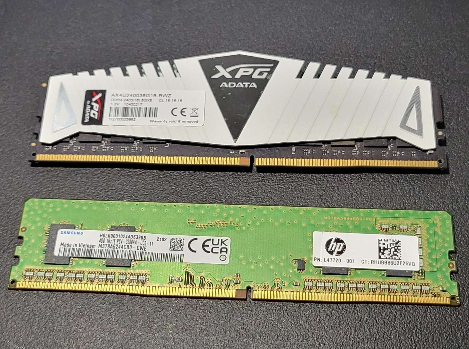 ADATA XPG & Samsung HP RAM Lot DDR4 8GB 4GB ADATA XPG & Samsung HP RAM Lot DDR4 8GB 4GB