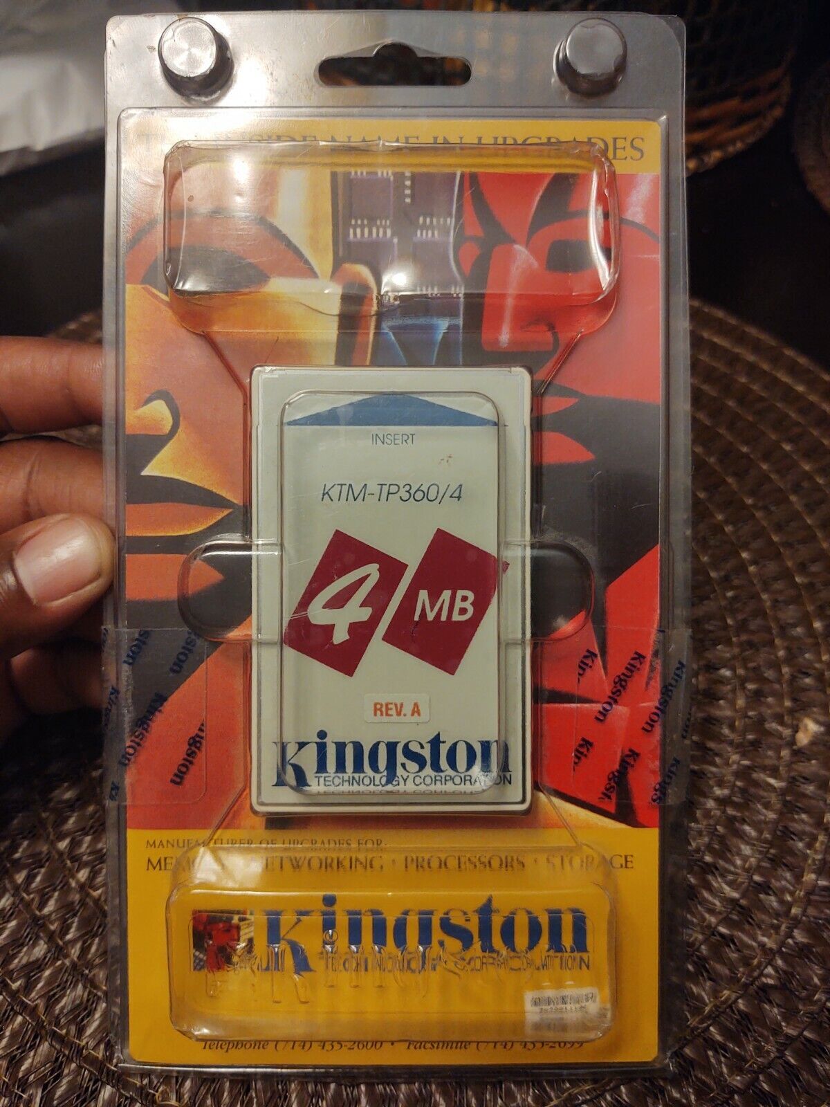 KTM-TP360/4 KINGSTON 4MB CREDIT CARD MEMORY UPGRADE IBM THINKPAD 360 PCMCIA 