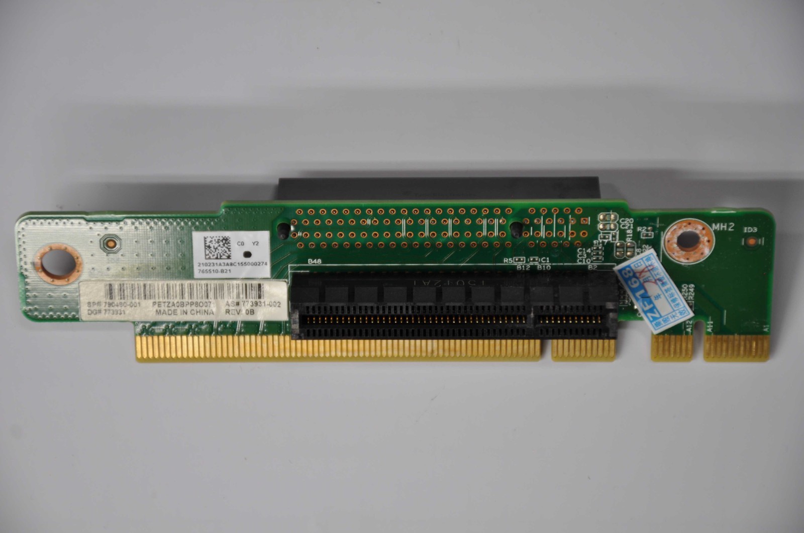 HP PCI RISER BOARD FOR HPE PROLIANT DL60 G9 / DL120 GRADE A 790490-001 HP PCI RISER BOARD FOR HPE PROLIANT DL60 G9 / DL120 GRADE A 790490-001