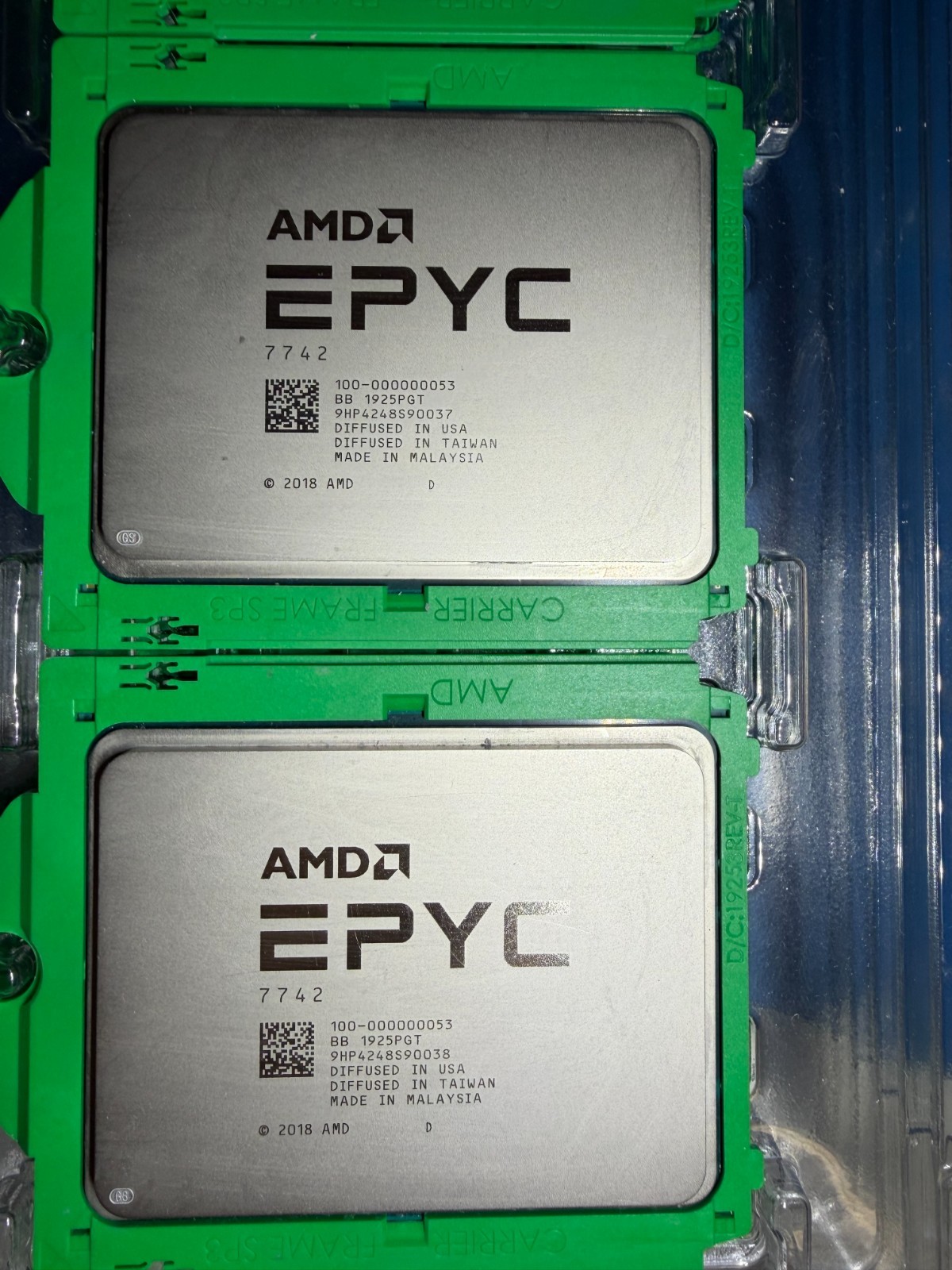 AMD EPYC 7742 Super Clean & Unlocked 64-Core 2.25GH Socket SP3 CPU 100-000000053 AMD EPYC 7742 Super Clean & Unlocked 64-Core 2.25GH Socket SP3 CPU 100-000000053