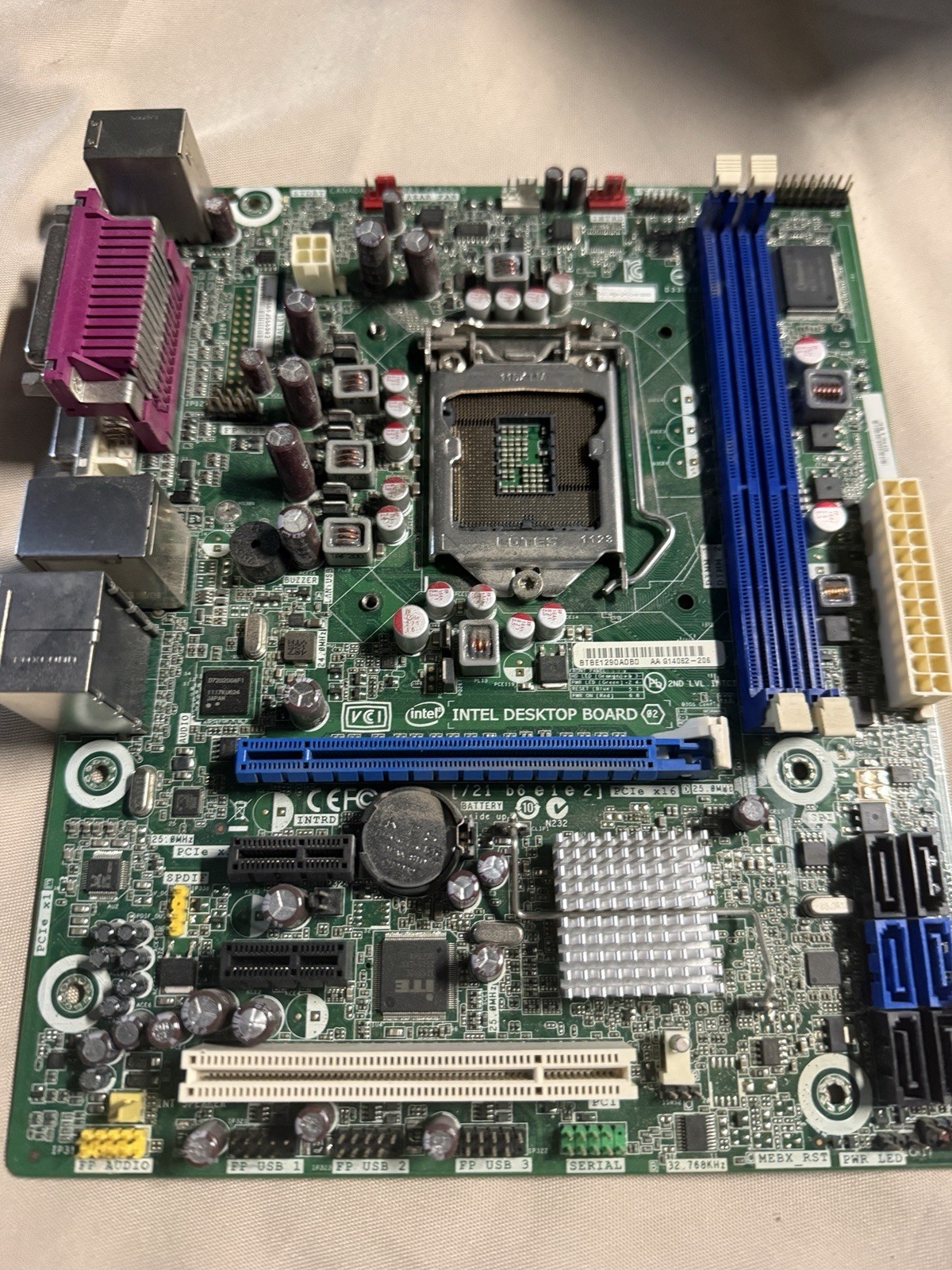 Intel DH61BE G14062-206 LGA 1155 Socket Desktop mATX MicroATX Motherboard USB3.0 Intel DH61BE G14062-206 LGA 1155 Socket Desktop mATX MicroATX Motherboard USB3.0