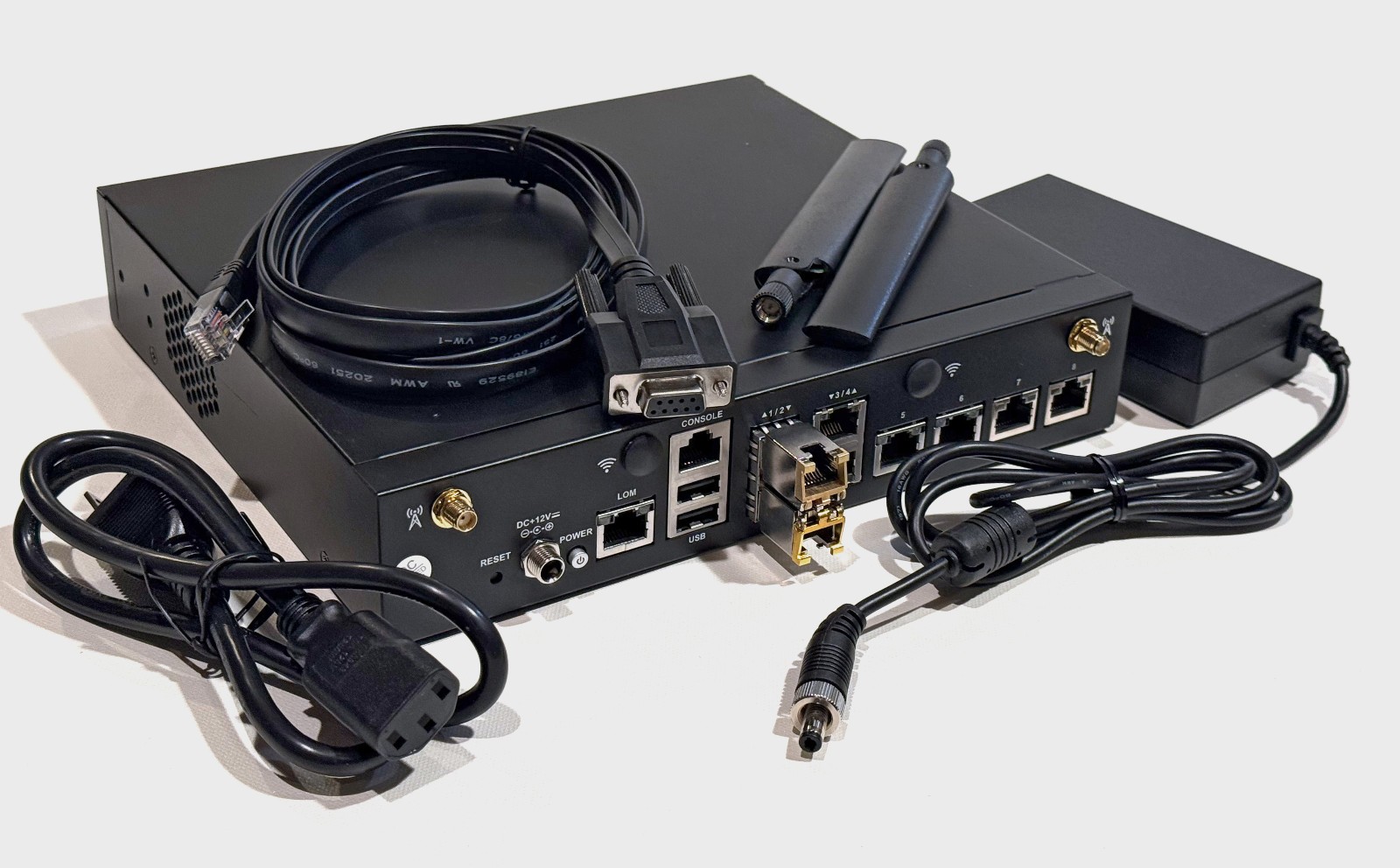 OPNsense pfSense 8-Core Atom C3758 2.2GHz 8GB DDR4 64GB SSD 8x NIC QAT AES VPN OPNsense pfSense 8-Core Atom C3758 2.2GHz 8GB DDR4 64GB SSD 8x NIC QAT AES VPN
