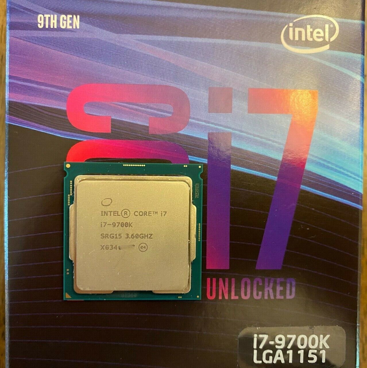 Intel Core i7-9700K 3.6 GHz Octa-Core Processor (BX80684I79700K)