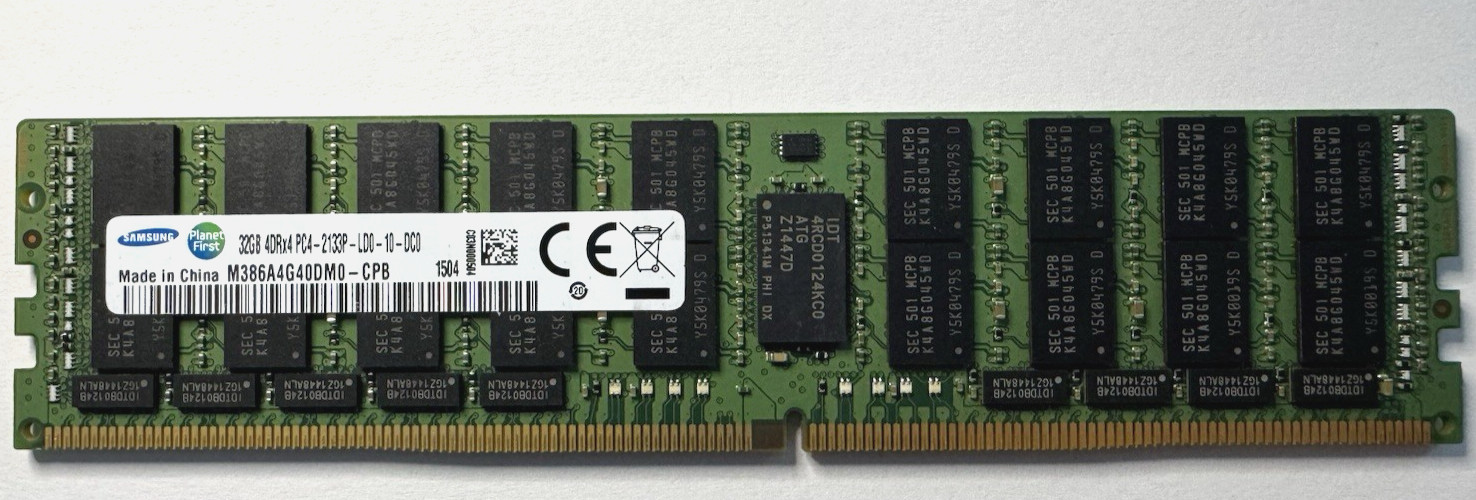 Samsung 32GB DDR4 ECC 2133MHz 4DRx4 M386A4G40DM0-CPB Samsung 32GB DDR4 ECC 2133MHz 4DRx4 M386A4G40DM0-CPB