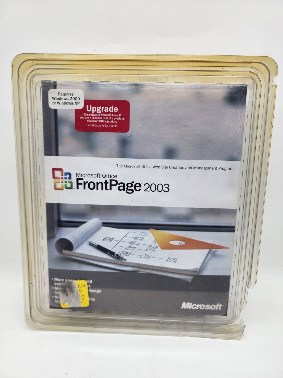 Vintage Microsoft Office Front Page 2003 in Original Box Blister Rare