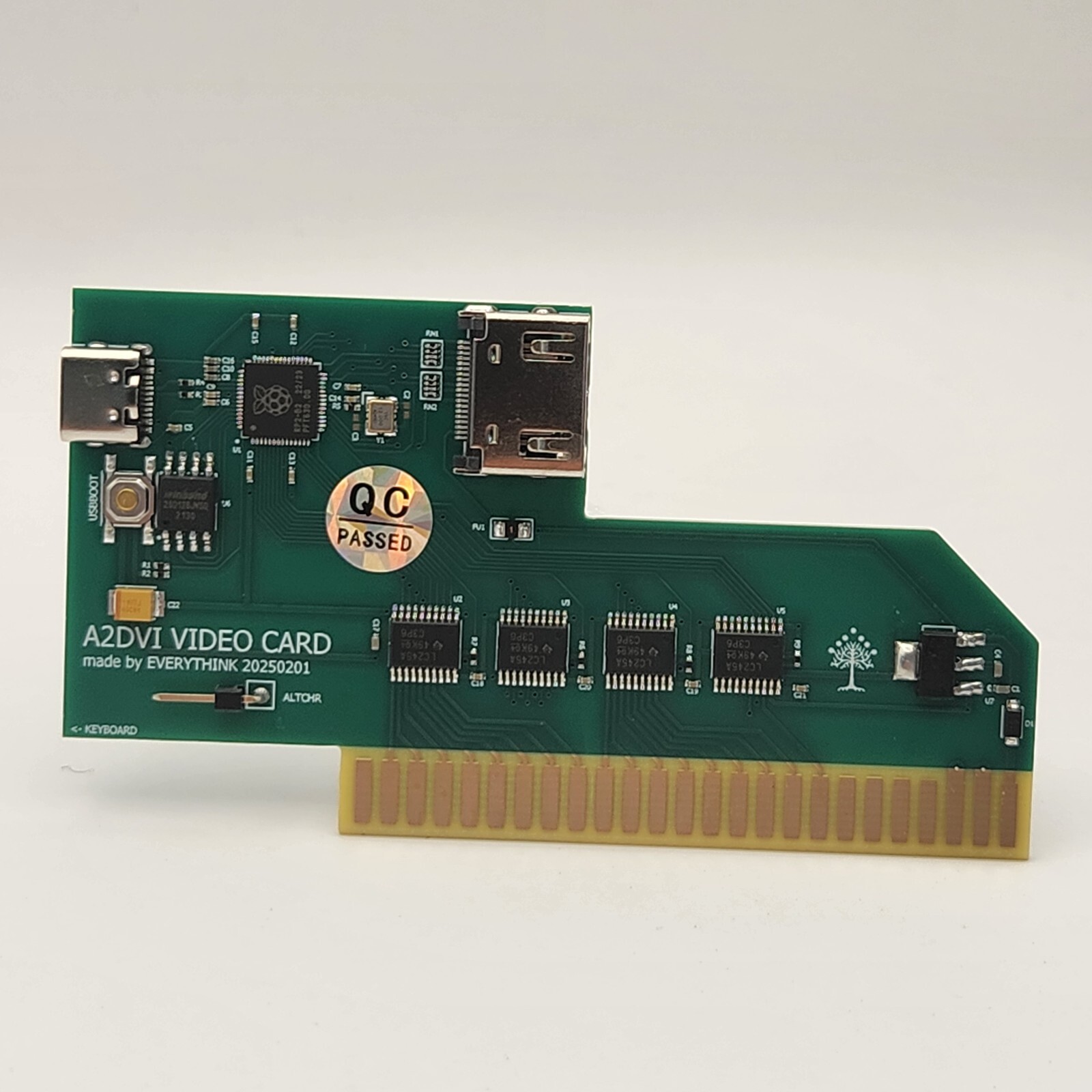 HDMI Graphics Card for Apple II, II+, IIe / A2DVI HDMI Graphics Card for Apple II, II+, IIe / A2DVI