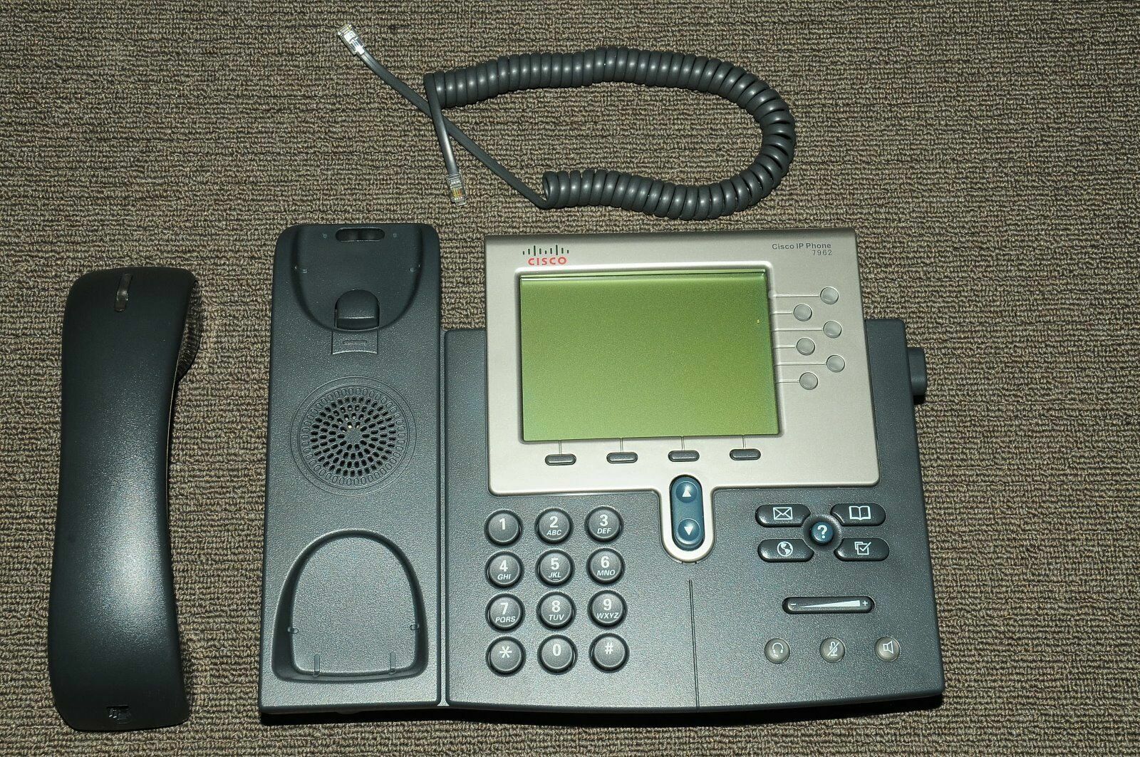 Cisco CP-7962G 7962 Six Line Unified VoIP IP Business Phone 1YrWty TaxInv
