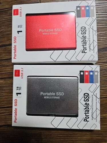 1TB SSD Portable External Hard Disk USB 3.1 Type-C