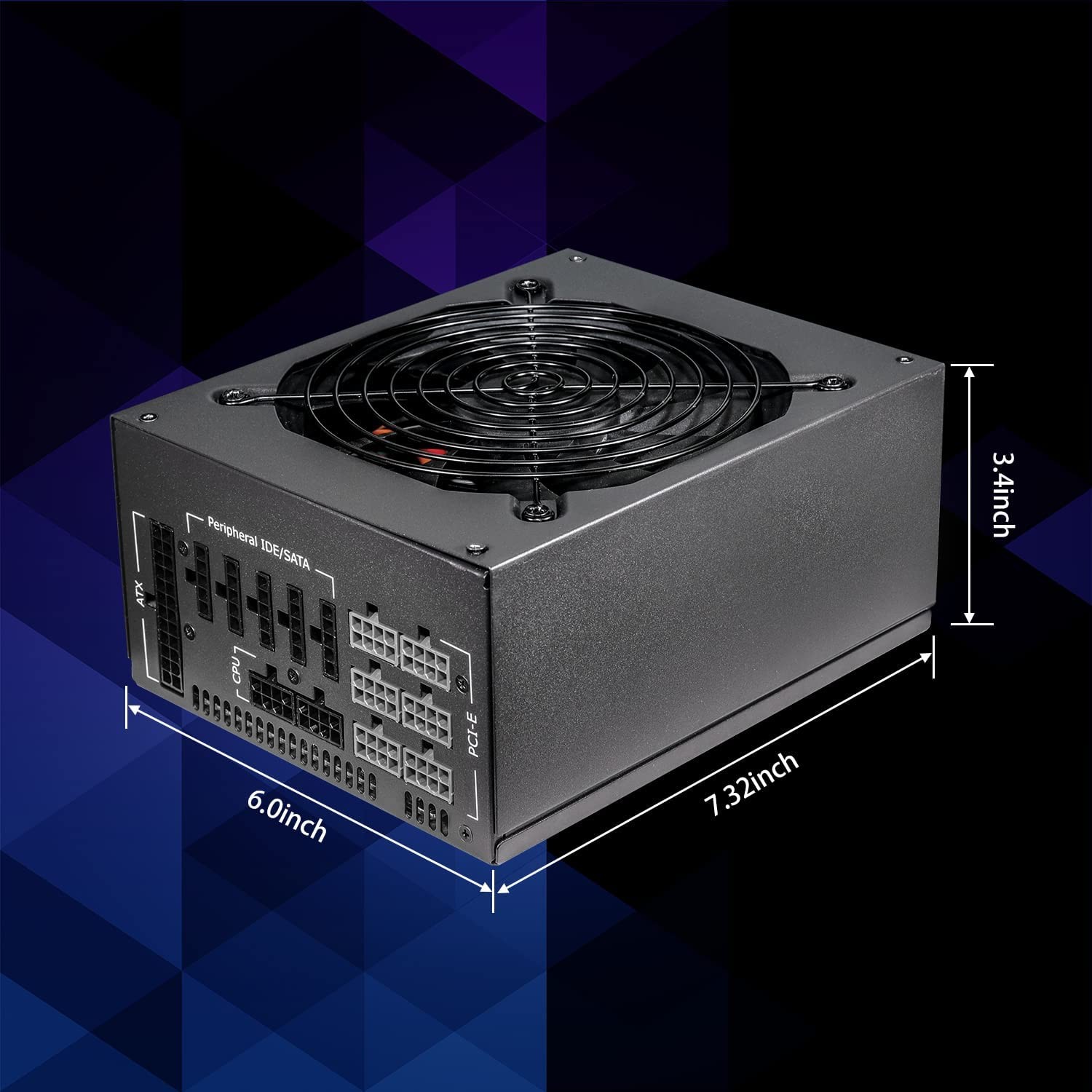 1600W ATX Gaming Power Supply Fully Modular PSU for Computer PC Case Mining Rig 1600W ATX Gaming Power Supply Fully Modular PSU for Computer PC Case Mining Rig