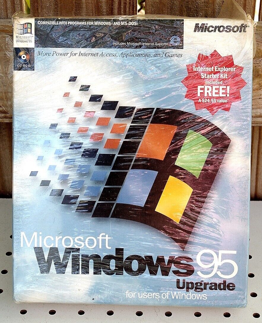 Vintage Microsoft Windows 95 Upgrade CD-ROM Edition