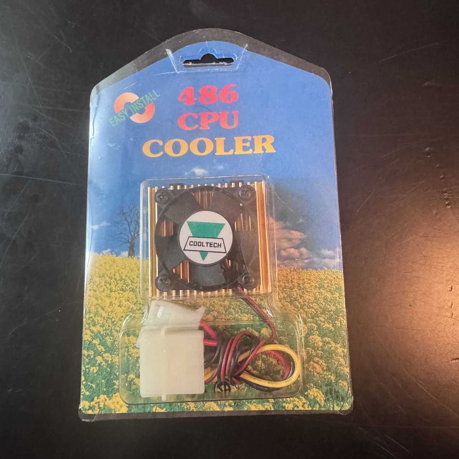 Vintage Cooltech 486 CPU Cooler Fan Heatsink NOS Sealed Retro PC 12V Molex 90s Vintage Cooltech 486 CPU Cooler Fan Heatsink NOS Sealed Retro PC 12V Molex 90s