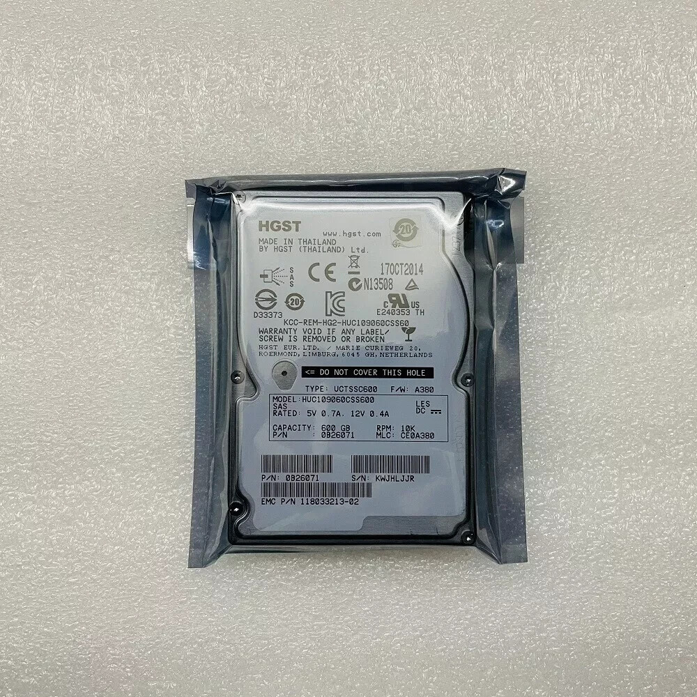 Used HGST HUC109060CSS600 600GB SAS 2.5 Used HGST HUC109060CSS600 600GB SAS 2.5
