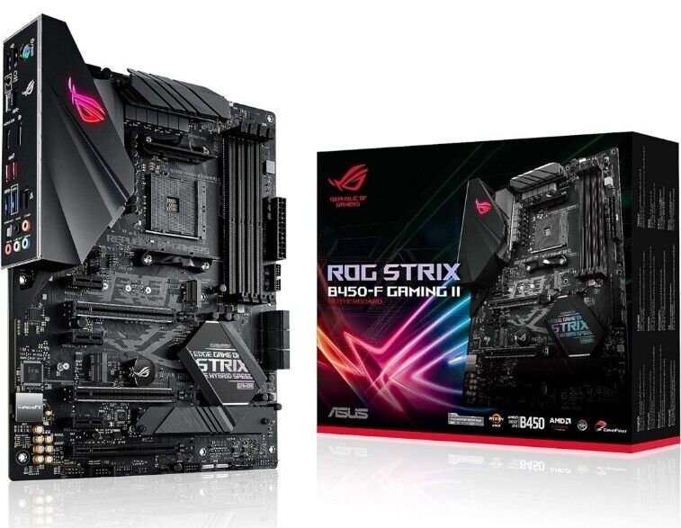 ASUS ROG Strix B450-F Gaming II AMD AM4 Ryzen 5000, 3rd Gen Ryzen ATX Gaming NEW