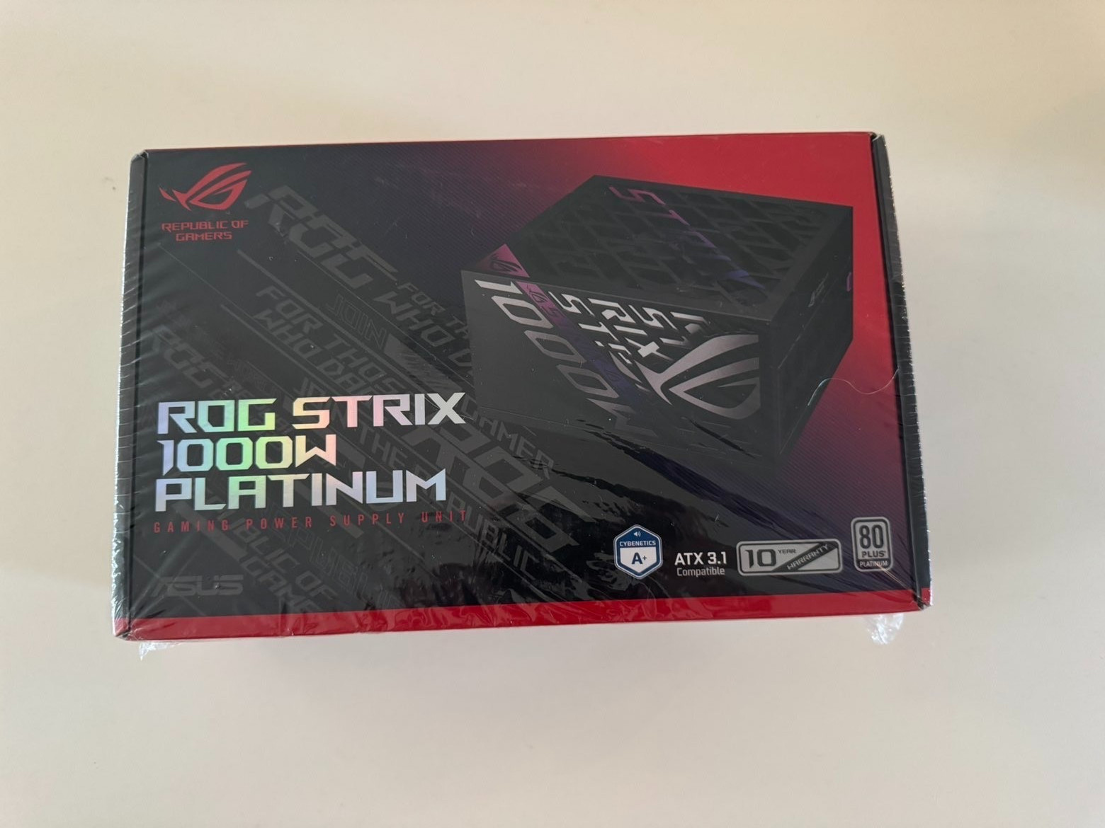 ASUS ROG STRIX 1000 Watt 80 Plus Platinum ATX Fully Modular Power Supply ASUS ROG STRIX 1000 Watt 80 Plus Platinum ATX Fully Modular Power Supply