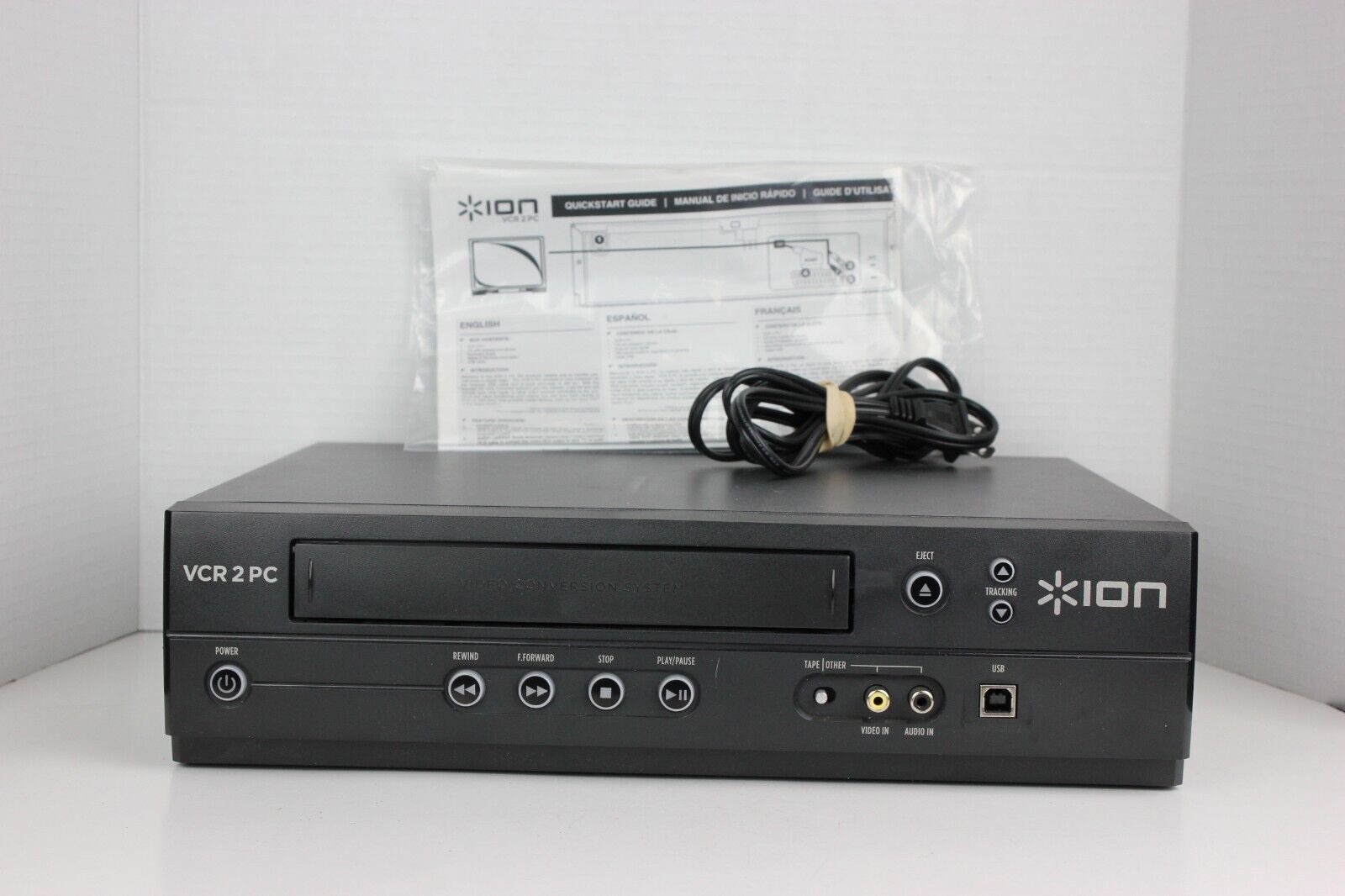 ION VCR 2 PC USB VHS Video to Computer Conversion Digital Video Transfer Works
