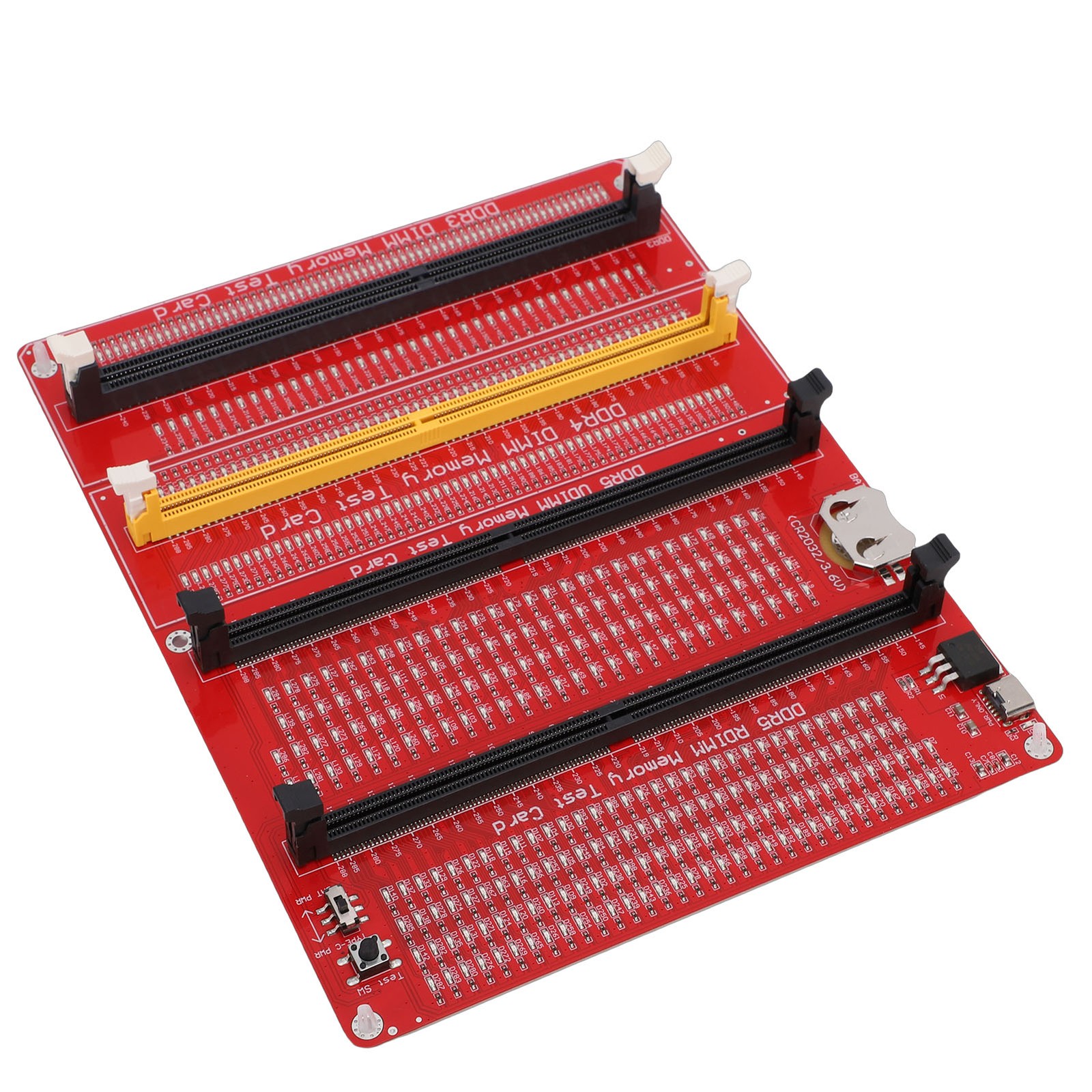 4 In 1 RAM Memory Tester Card Compact And Efficient For Desktop DDR3 DDR4 DDR5 4 In 1 RAM Memory Tester Card Compact And Efficient For Desktop DDR3 DDR4 DDR5
