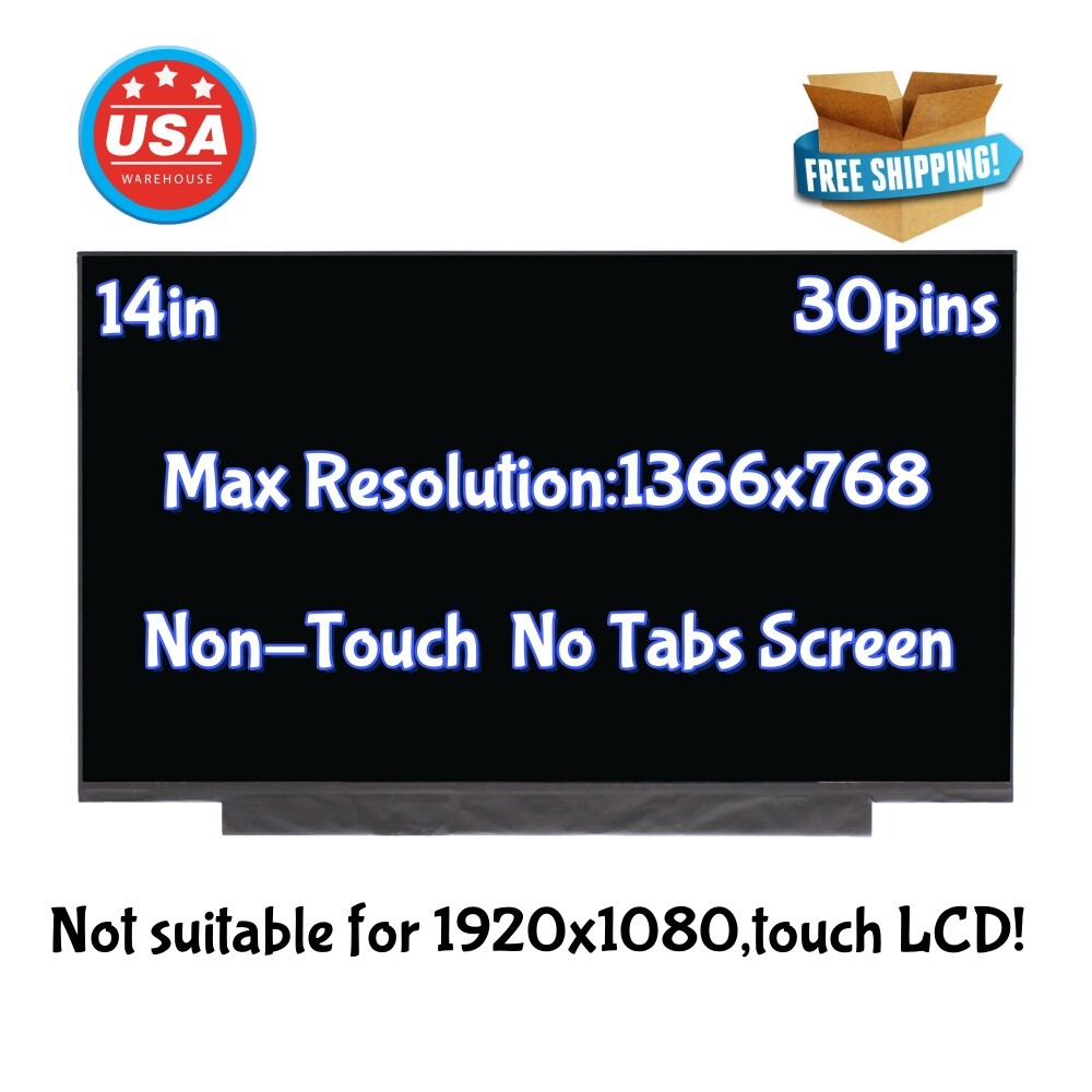 NT140WHM-N61 laptop LED LCD Screen HD 1366x768 NT140WHM-N51 Display 14 in New NT140WHM-N61 laptop LED LCD Screen HD 1366x768 NT140WHM-N51 Display 14 in New