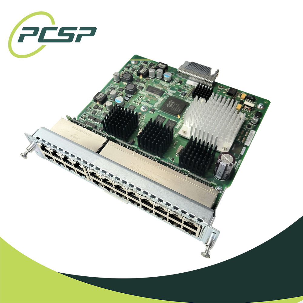 Cisco Enhanced SM-ES3G-24-P 24 Port 10/100/1000 GbE POE+ L2/L3 Switch Module