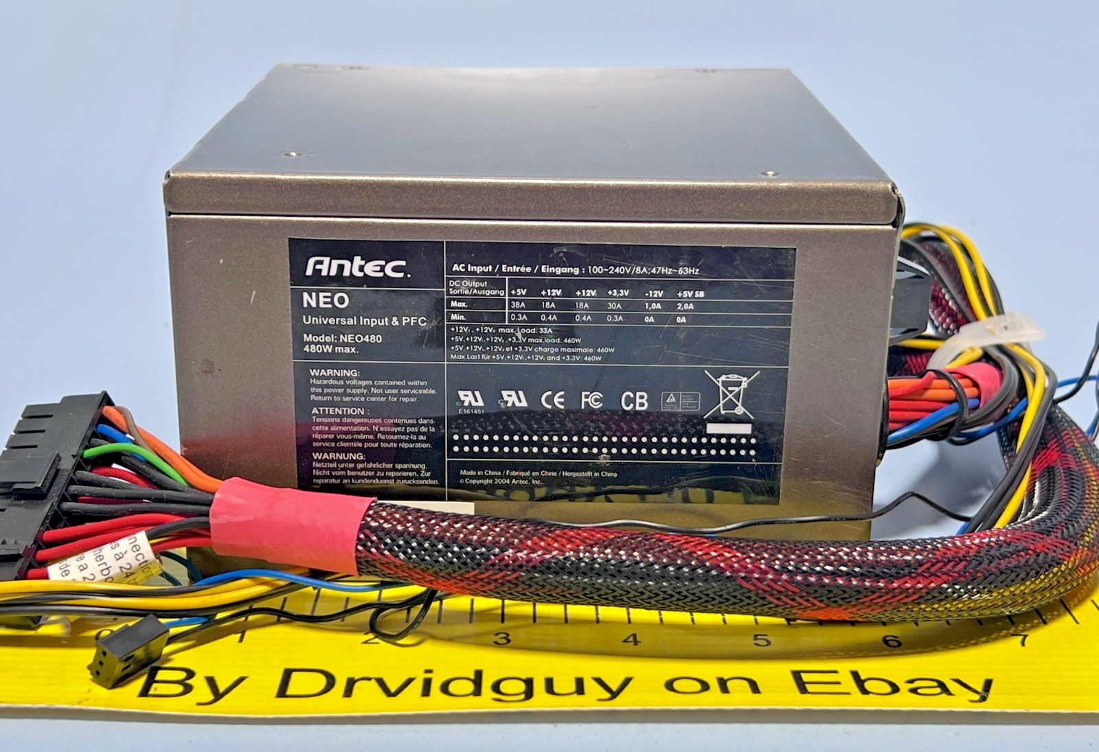 Antec NeoPower NEO480 480W ATX Modular Power Supply Antec NeoPower NEO480 480W ATX Modular Power Supply