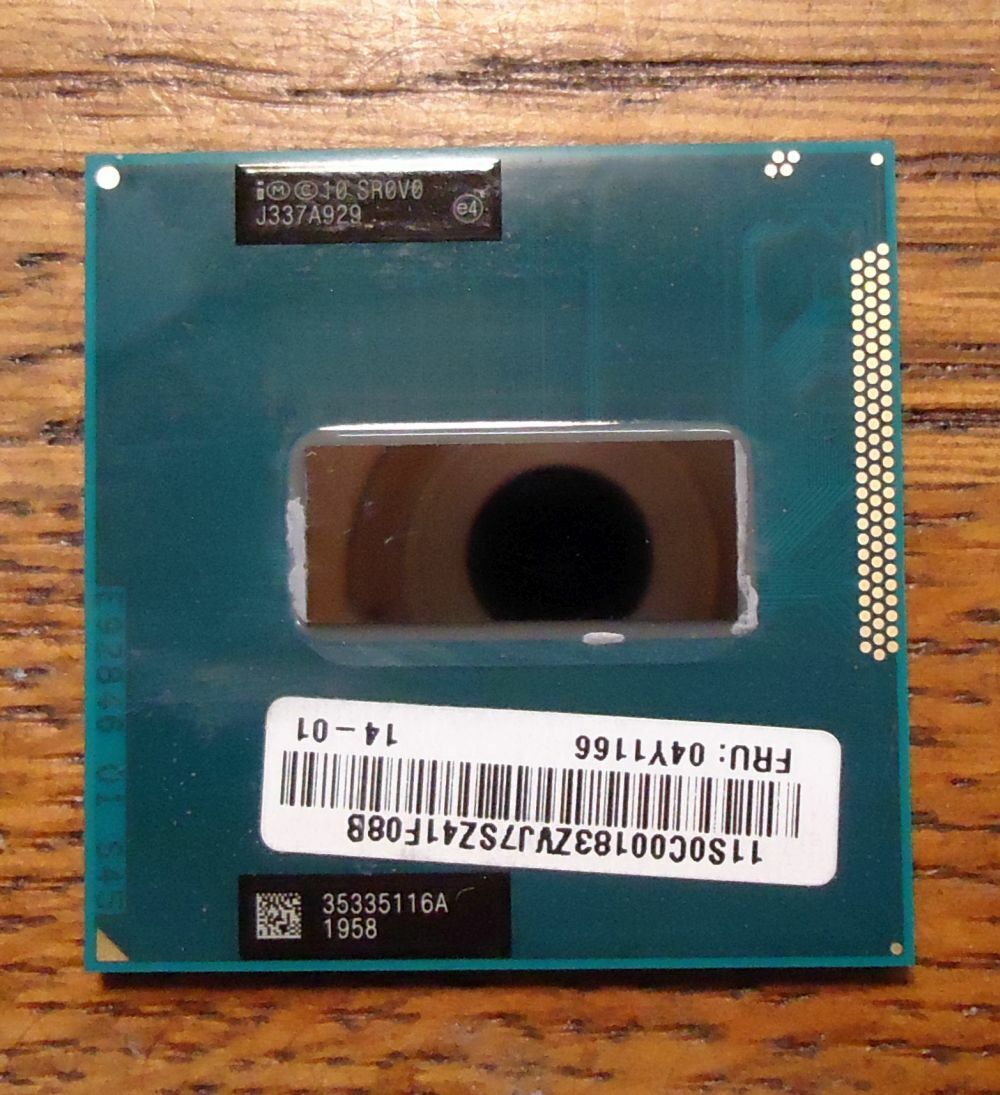 Intel Mobile I7 3632QM 2.2 GHz quad core laptop CPU SR0V0 35W socket G2 3rd gen.