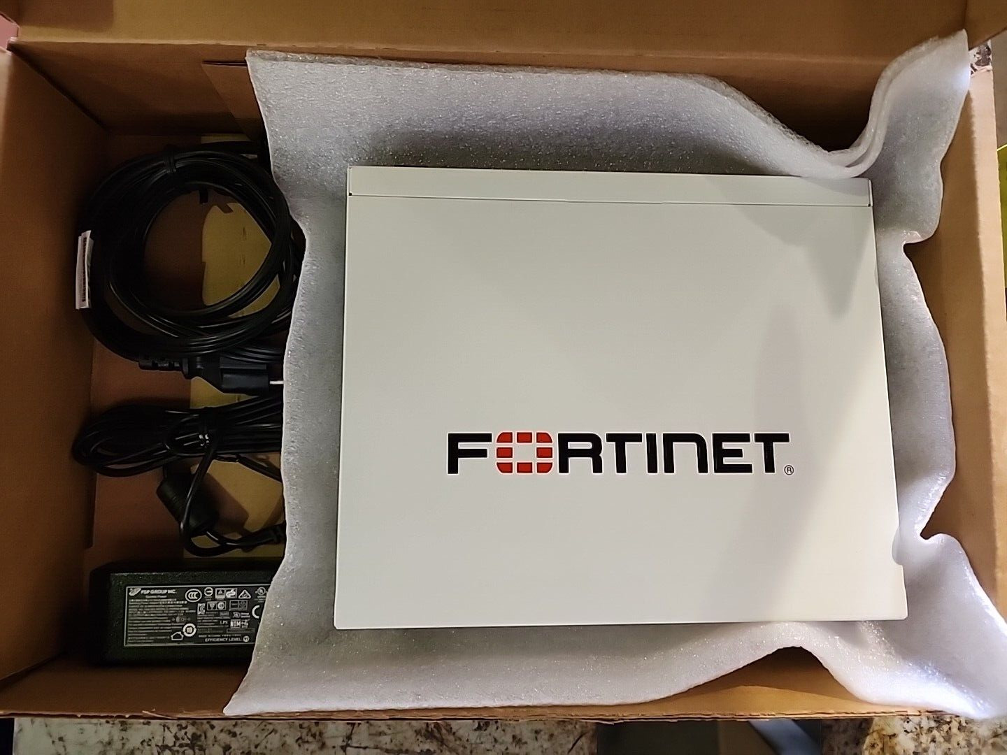 Fortinet FortiGate FG-81E Network Security Firewall LAN Port Switch w/ Adapter