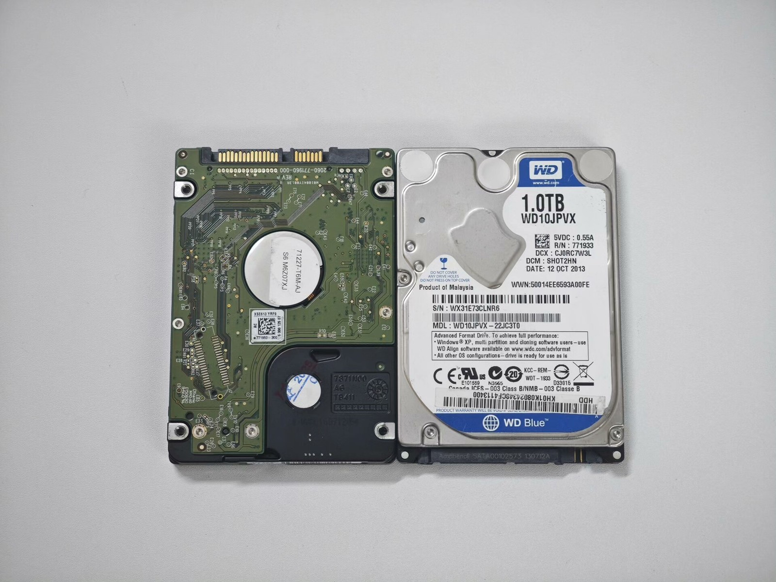 Western Digital 1TB 2.5 inch SATA HDD 5400 RPM 9mm Laptop Hard Disk Western Digital 1TB 2.5 inch SATA HDD 5400 RPM 9mm Laptop Hard Disk