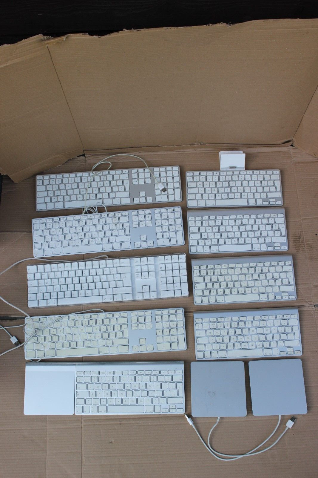 JOB LOT 9 X MIXED APPLE A1314 A1255 A1359 A1048 A1243 PC COMPUTER KEYBOARD JOB LOT 9 X MIXED APPLE A1314 A1255 A1359 A1048 A1243 PC COMPUTER KEYBOARD