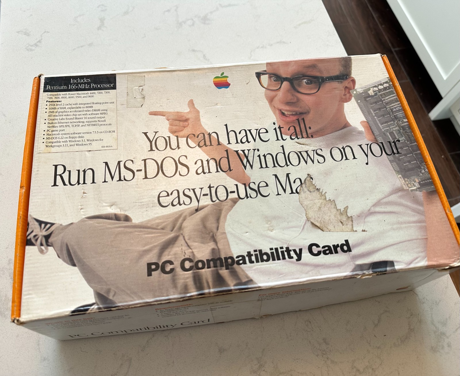 Rare Vintage Apple PC Compatibility Card P166 In Box 820-0930-A M5782LL/A READ Rare Vintage Apple PC Compatibility Card P166 In Box 820-0930-A M5782LL/A READ