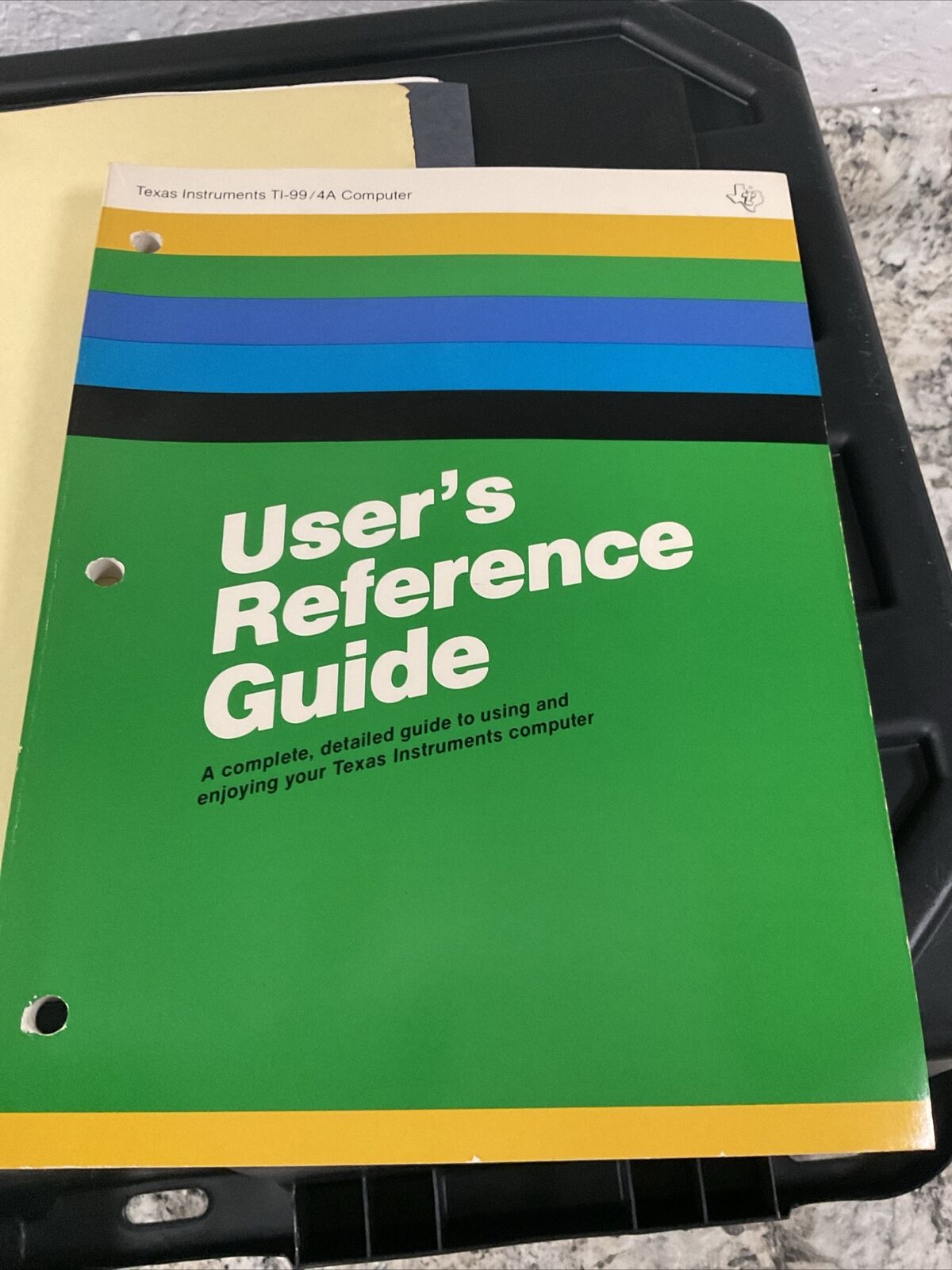 Vintage Texas Instruments TI 99/4A Computer Book User's Reference Guide