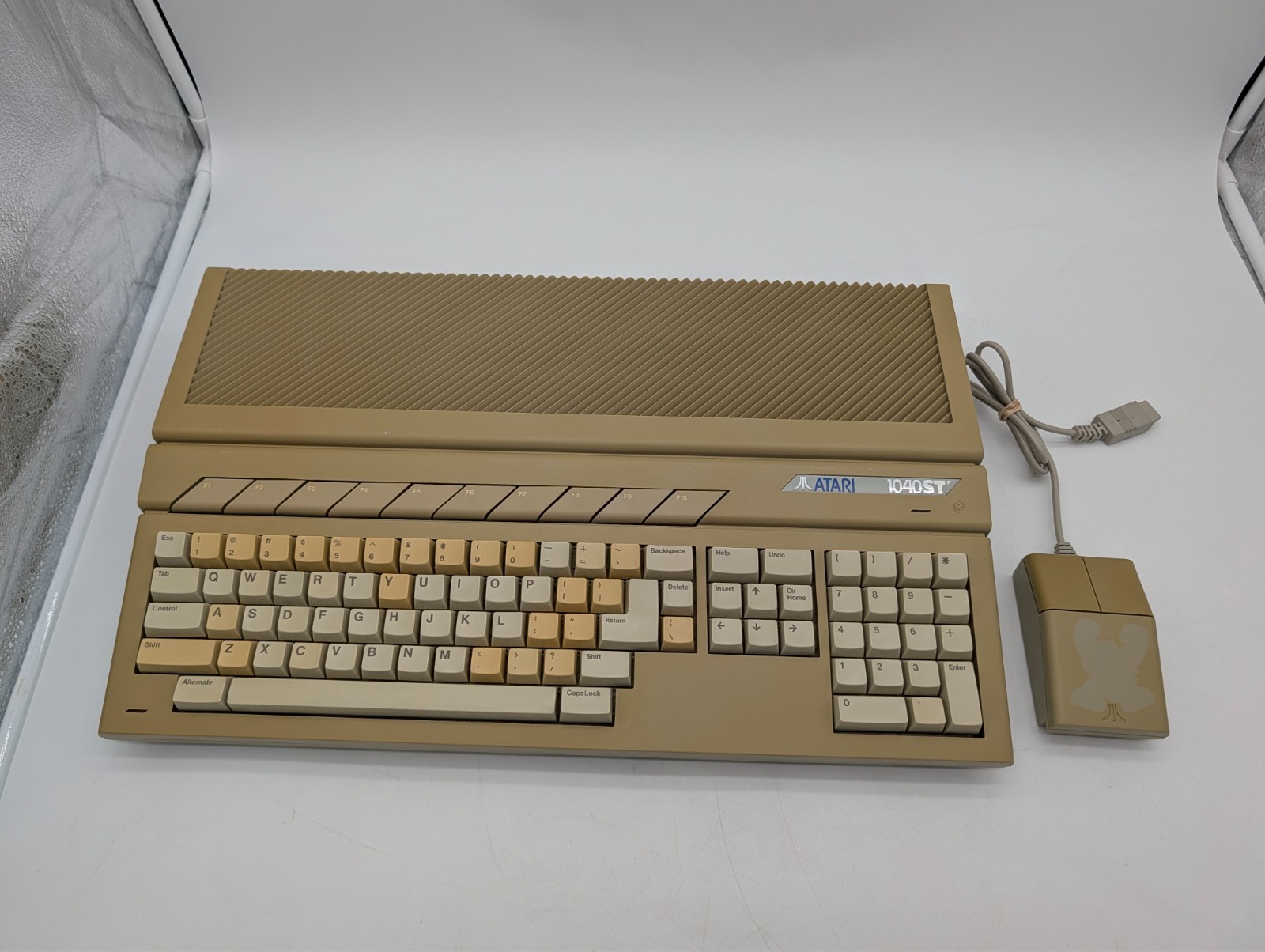 Atari 1040ST Vintage Home Computer w/ Original Mouse Untested Parts Repair AS IS