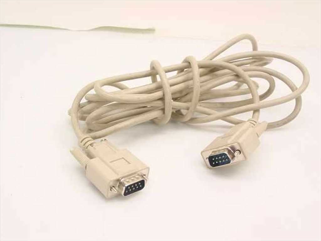 DB9 Male to Male Serial Cable RS-232 9-Pin Null Modem M/M COM Port Extension DB9 Male to Male Serial Cable RS-232 9-Pin Null Modem M/M COM Port Extension