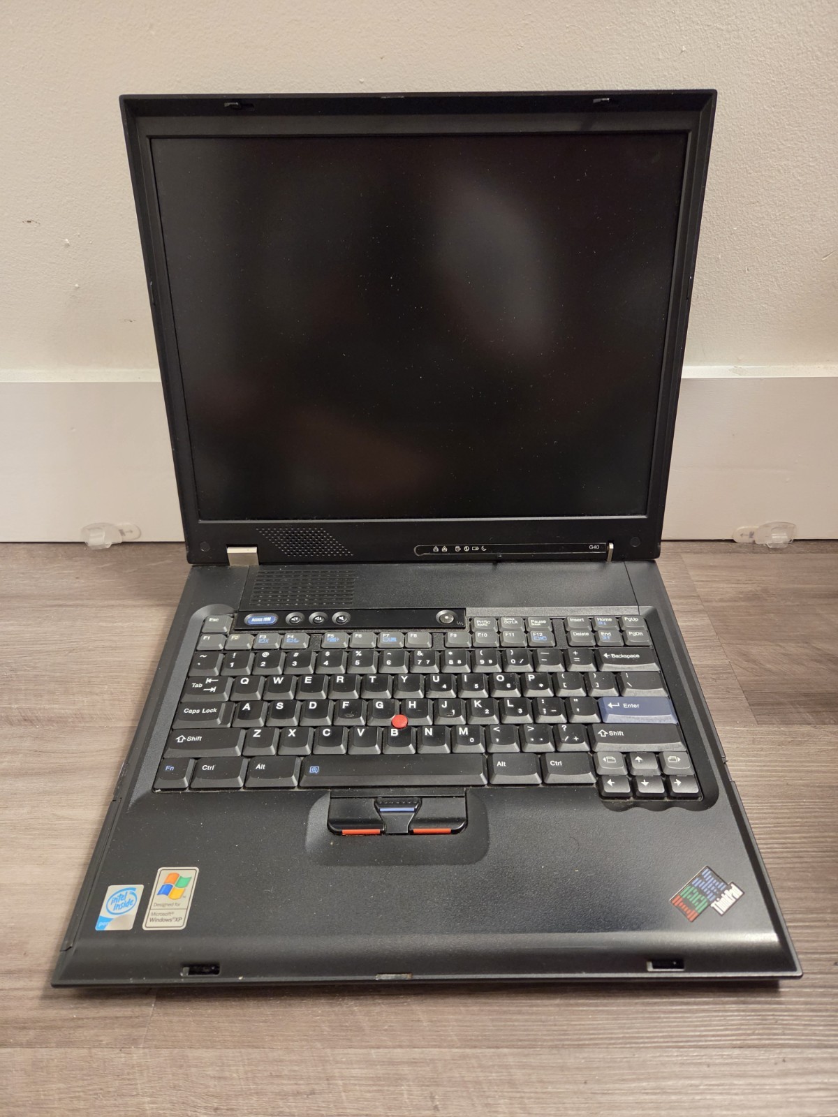 Vintage Rare IBM ThinkPad G40 Laptop Untested Parts Only Vintage Rare IBM ThinkPad G40 Laptop Untested Parts Only