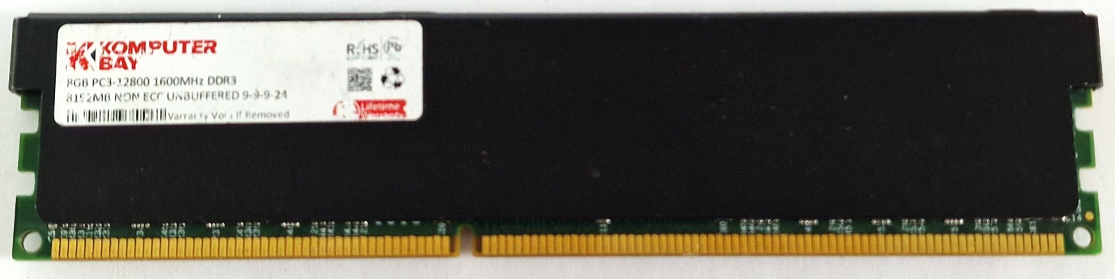 KomputerBay 8GB DDR3 Gaming Memory RAM UDIMM 1600MHz CL9 1.5V KomputerBay 8GB DDR3 Gaming Memory RAM UDIMM 1600MHz CL9 1.5V