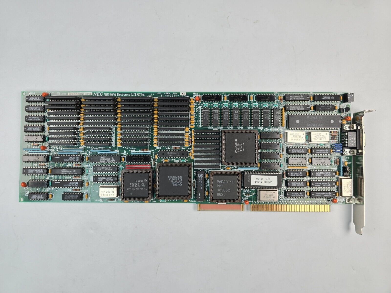 1987 Vintage NEC MVA 1024 Texas Instruments TMS34010 VRAM, EGA TIGA 9 pin D‐sub