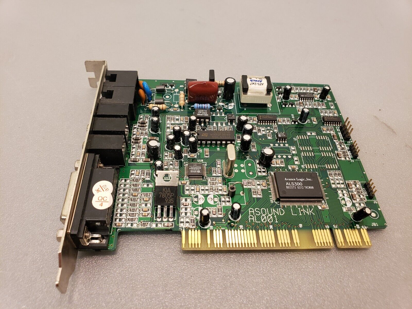 Vintage Asound Link Avance Logic ALS ALS300 AL001 PCI Sound Card Modem Tested